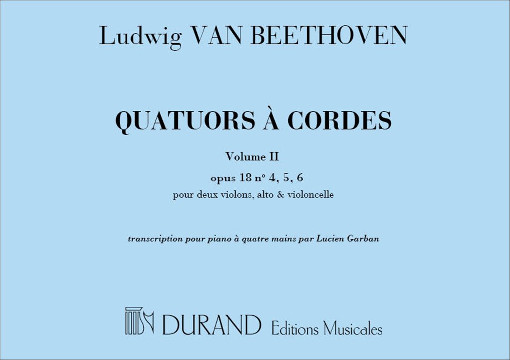Quatuors Vol 2 4 Ms